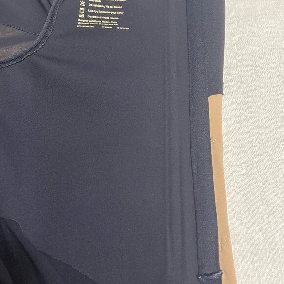 Honeylove SuperPower Bodysuit Shorts 2X Black Shapewear Adjustable Open Gusset - Picture 7 of 12